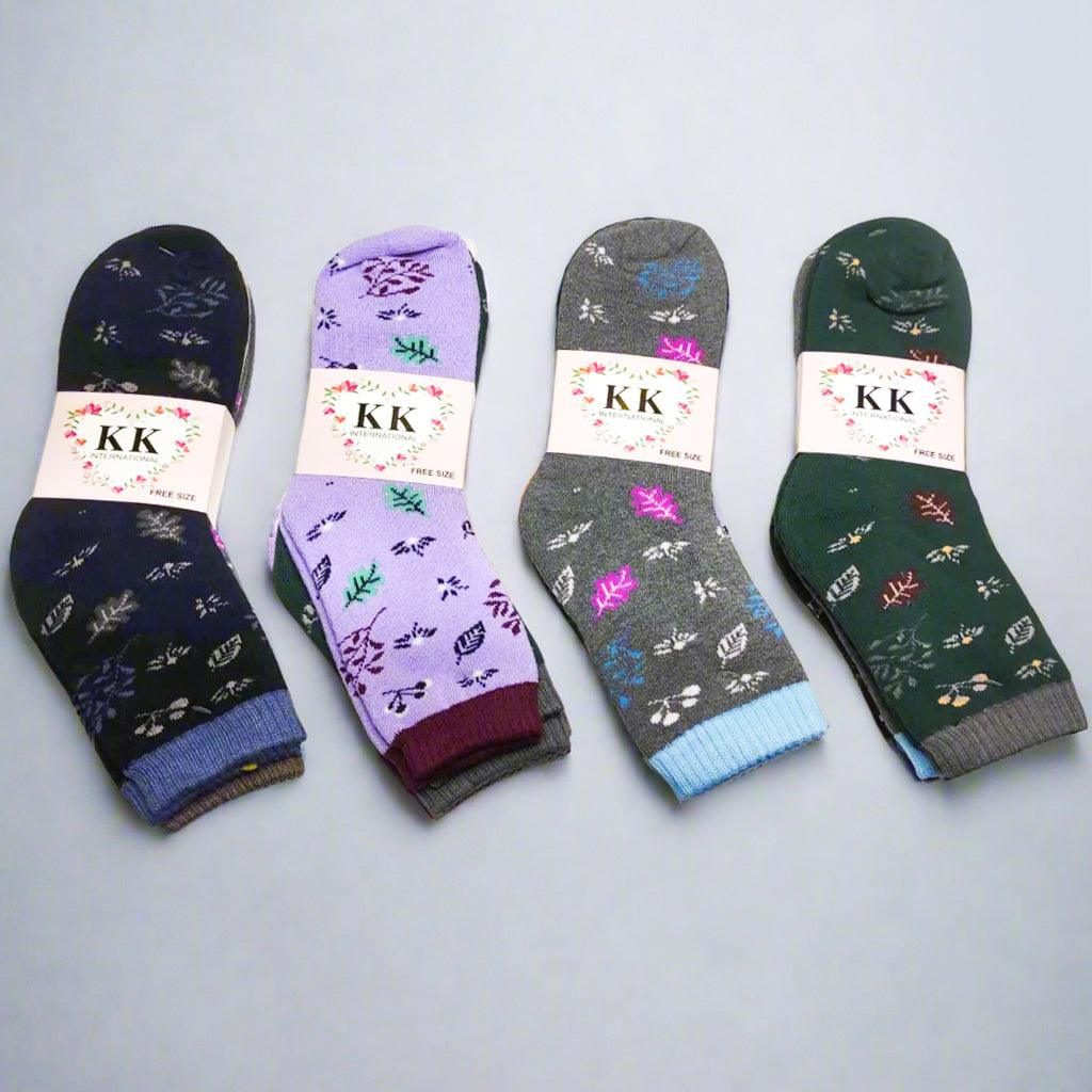 Premium Quality Breathable Warm Cotton Socks 3 Pairs MQ-074