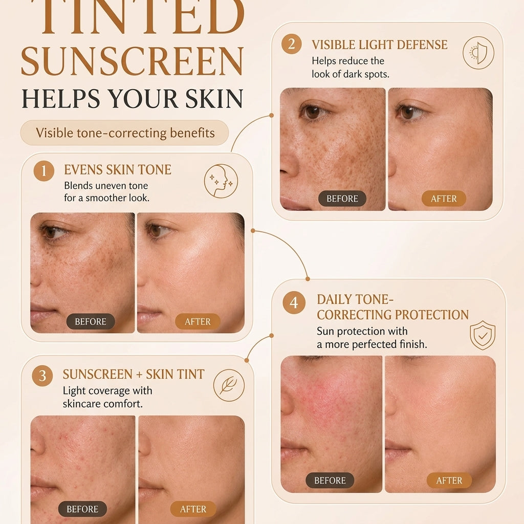 Dr.Rashel Rice & Niacinamide Tinted Sunscreen SPF 50 PA+++ - 50g