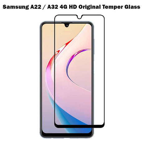زجاج حماية أصلي لهاتف سامسونج A22 / A32 4G HD