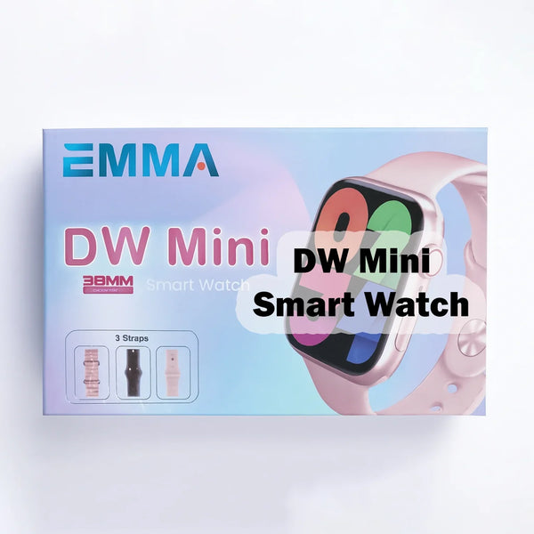 Emma DW Mini Smart Watch With 3 Straps