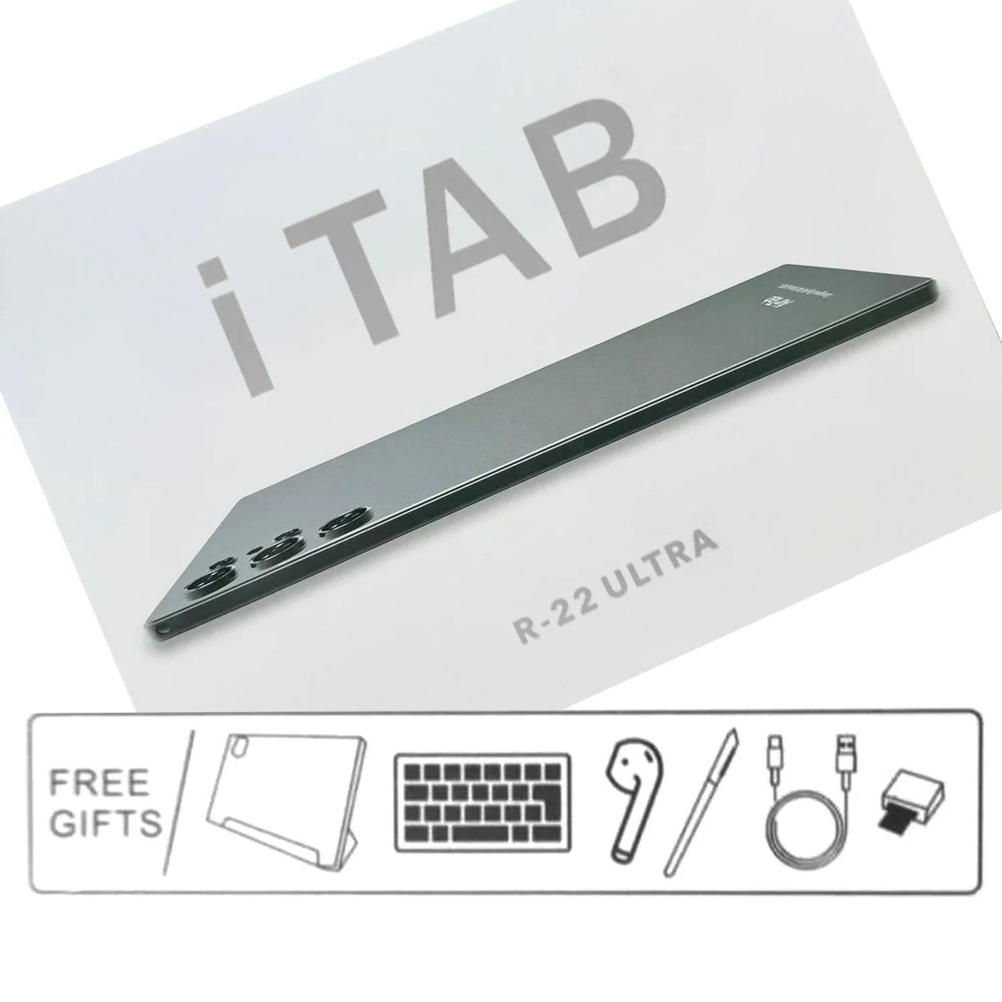 i TAB R-22 Ultra 16 جيجابايت رام 16 جيجابايت + 1 تيرابايت روم