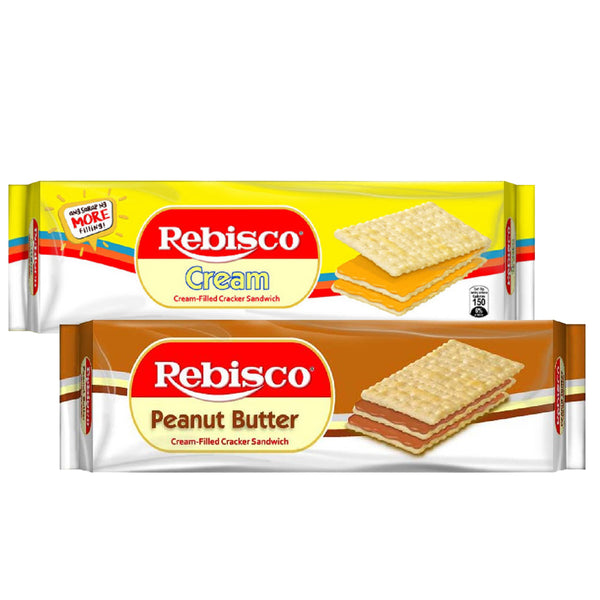 Rebisco Peanut Butter Cream Cracker + Cream - (10x33g) × 2Pcs Offer