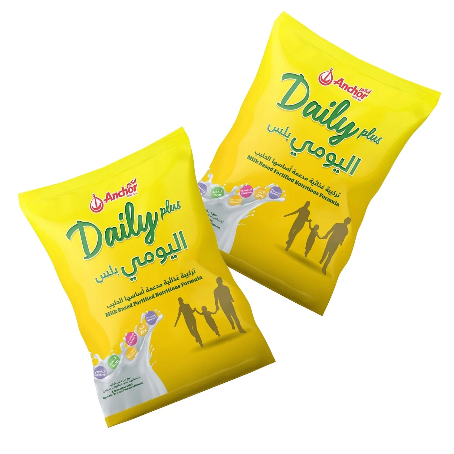 Anchor Daily Plus Milk Powder Fortified - 300g × 2Pcs (Offer)