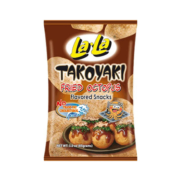 La La Takoyaki Fried Octopus Flavored Snacks - 85g