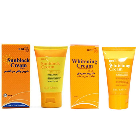 RDL Brightening Cream + Sunblock Cream - 25ml+25ml (Offer)