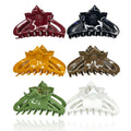 Unique Design Hair Claw Clips - 6 Pcs (C139)