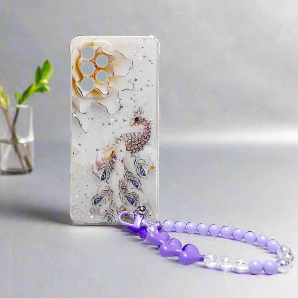 Samsung A53 Glitter Fashion Case With Chain Strap