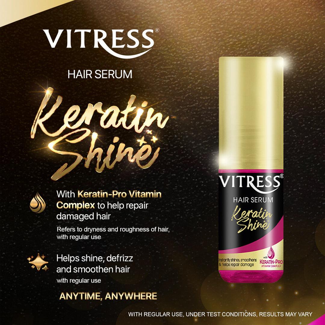 Vitress Keratin Shine Hair Serum - 30ml
