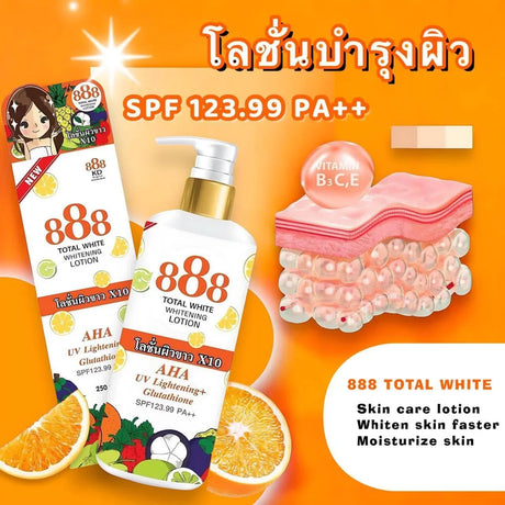 888 Total White Brightening Lotion SPF123 - 250ml