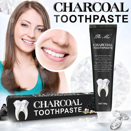 Pei Mei 3D Brightening Charcoal Toothpaste - 100g