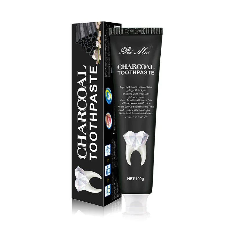 Pei Mei 3D Brightening Charcoal Toothpaste - 100g