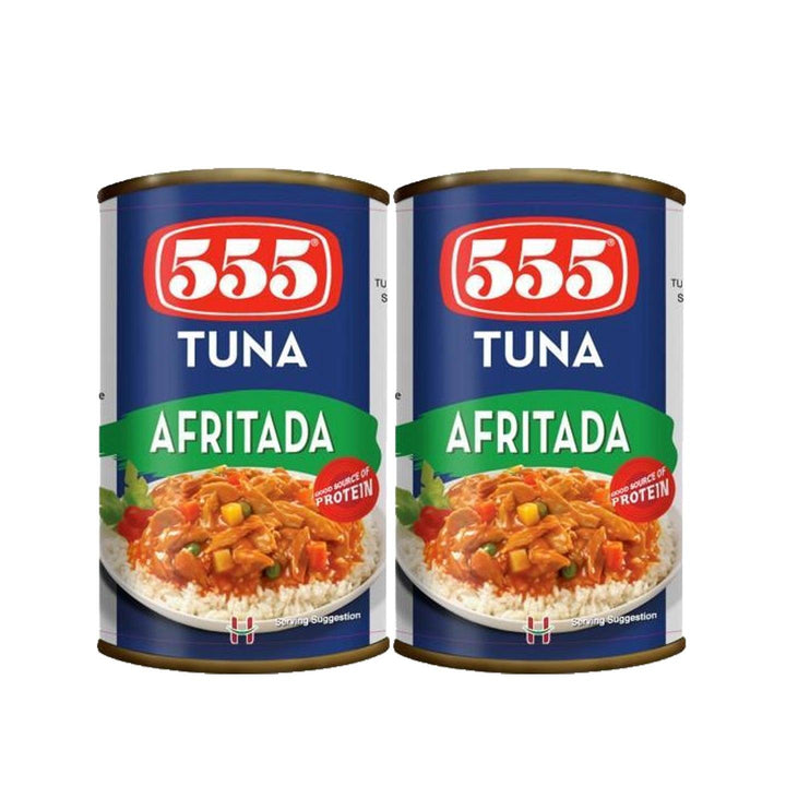 555 Afritada Tuna - 2Pcs × 155g (Offer) - Pinoyhyper