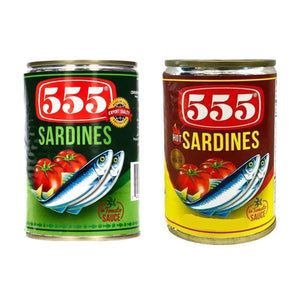 555 Sardines In Tomato Sauce + Hot - 425gm (1+1) Offer - Pinoyhyper