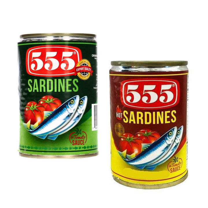555 Sardines In Tomato Sauce + Hot - 425gm (1+1) Offer - Pinoyhyper