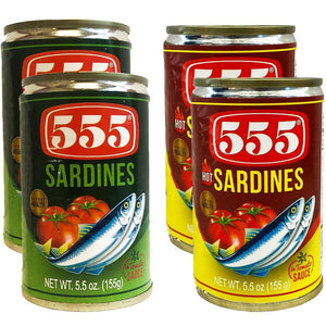 555 Sardines Tomato Sauce (Value Pack) - 4 × 155g - Pinoyhyper