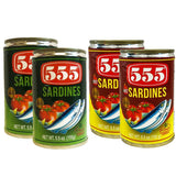 555 Sardines Tomato Sauce (Value Pack) - 4 × 155g - Pinoyhyper
