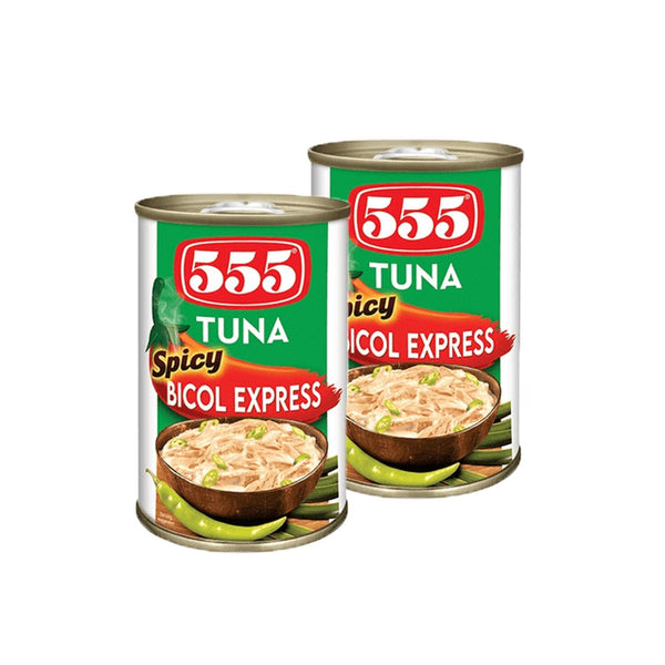 555 Tuna Spicy Bicol Express 2 × 155g (Offer) - Pinoyhyper
