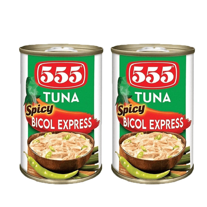 555 Tuna Spicy Bicol Express 2 × 155g (Offer) - Pinoyhyper
