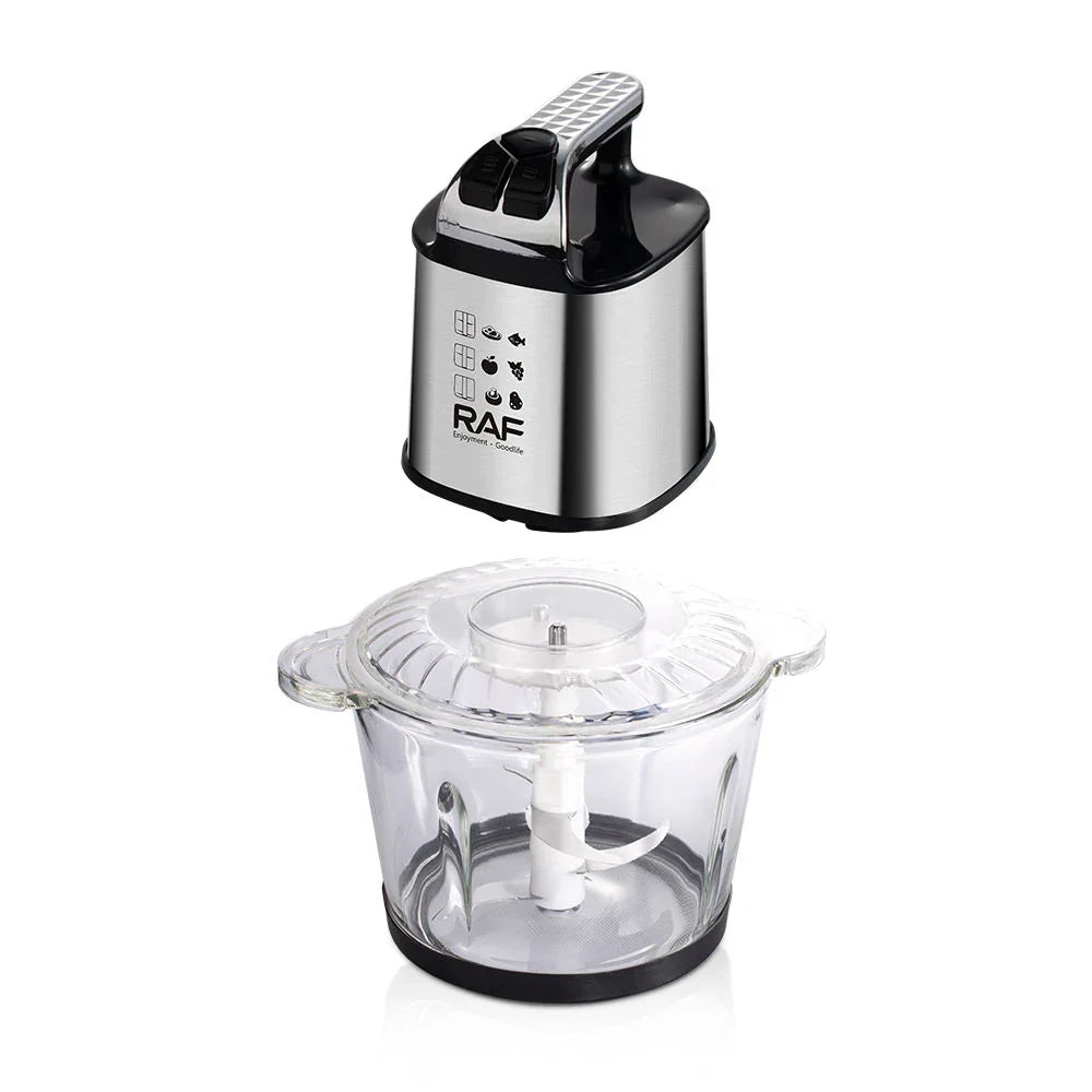 RAF 3.0L Food Processor with Transparent Glass Bowl R.7013
