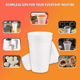 Dart Foam Drinking Cups Hot & Cold Beverages - 25Pcs