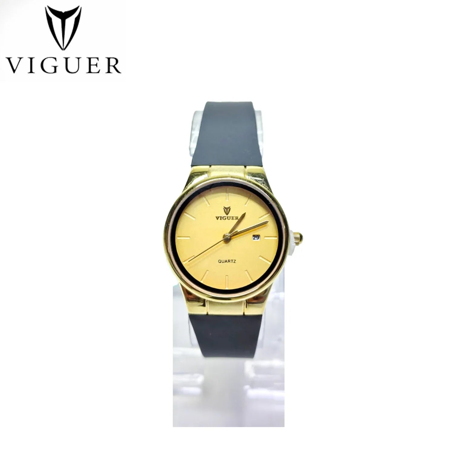 ساعة فيجور النسائية التناظرية المقاومة للماء - V1656