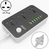 Ldnio 6 USB Ports and 3 Power Socket Extension - 2M Original