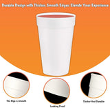 Dart Foam Drinking Cups Hot & Cold Beverages - 25Pcs