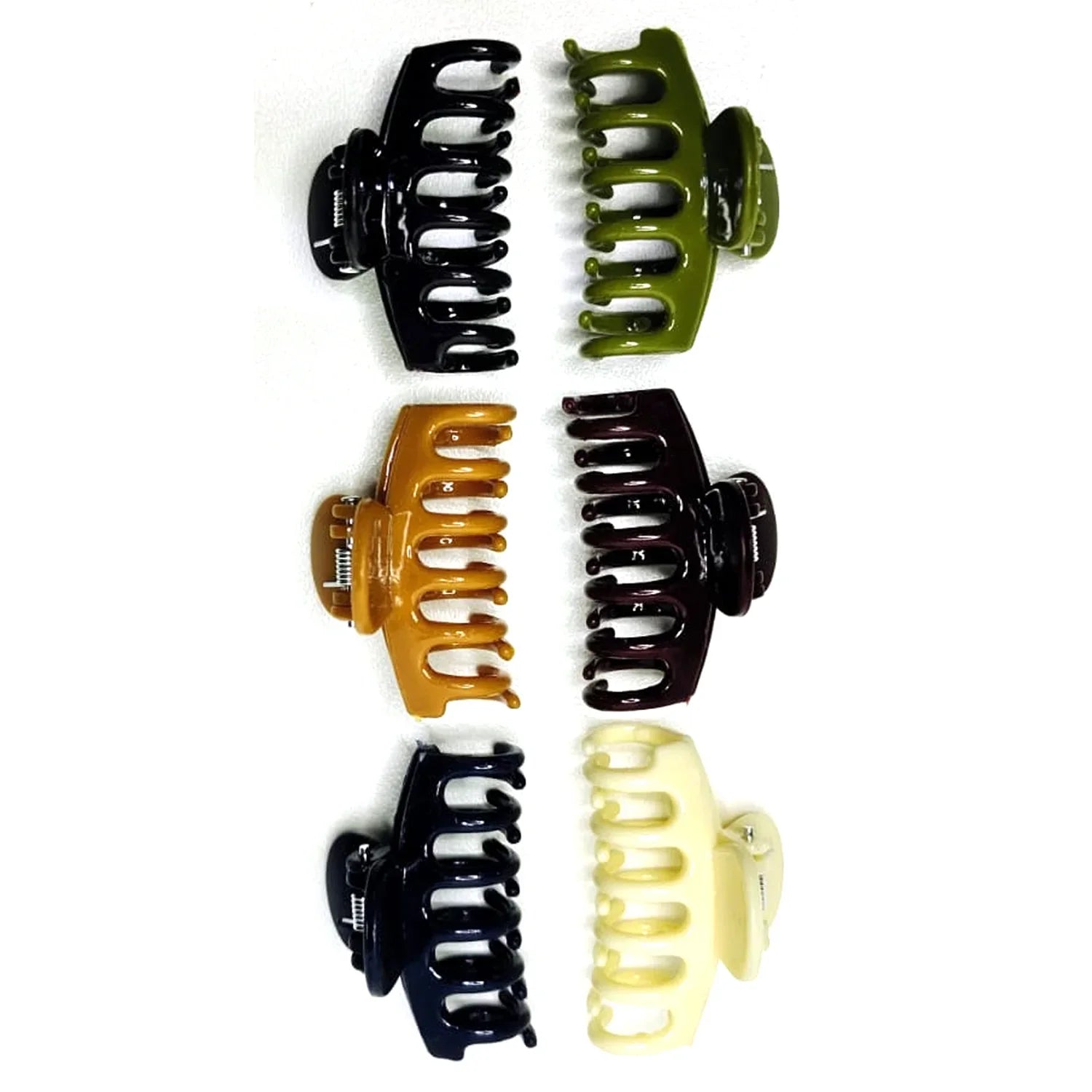 Unique Design Hair Claw Clips - 12 Pcs (KT-77B)