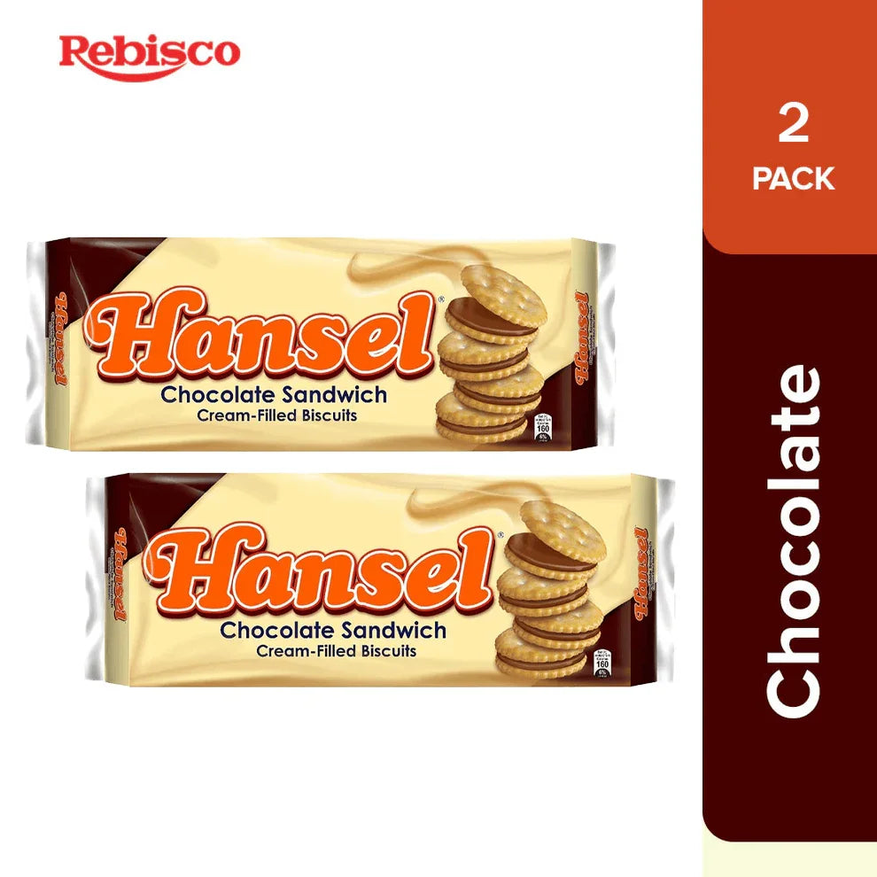Hansel Chocolate Sandwich Cream Biscuits 10x31g (2 Pcs) Offer