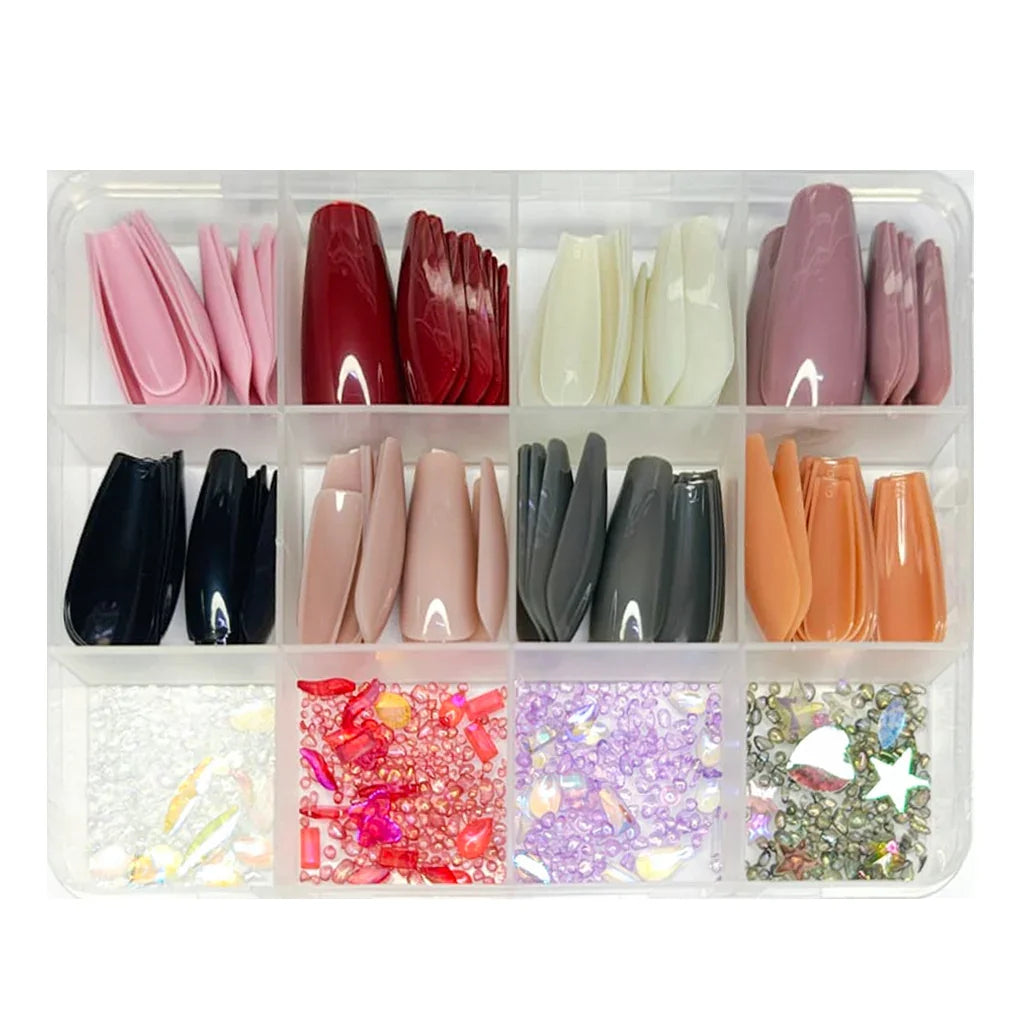 Nails Decoration 3D Multi Shapes Fake Nails