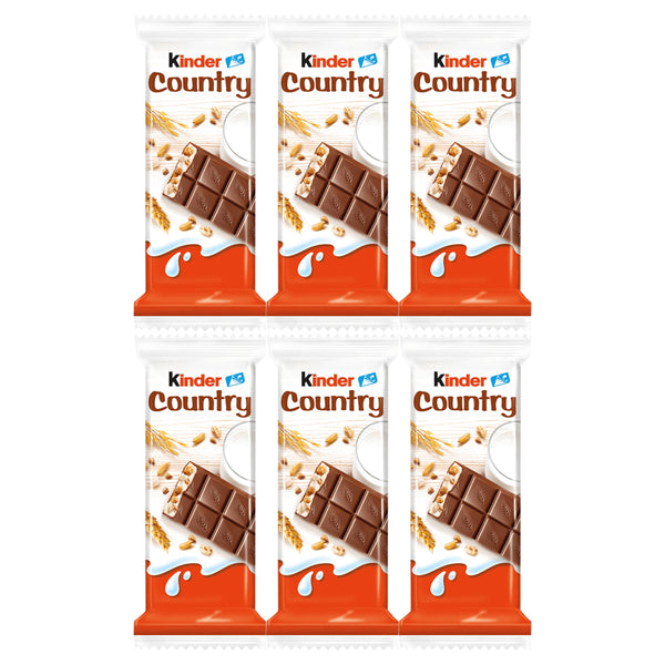 Kinder Country Milk Chocolate - 23.5g × 6 Pcs (Offer)