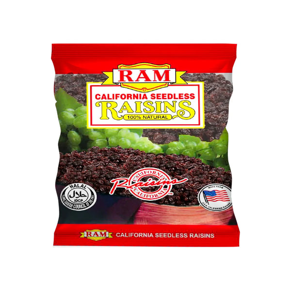 Ram California Seedless Raisins - 50g