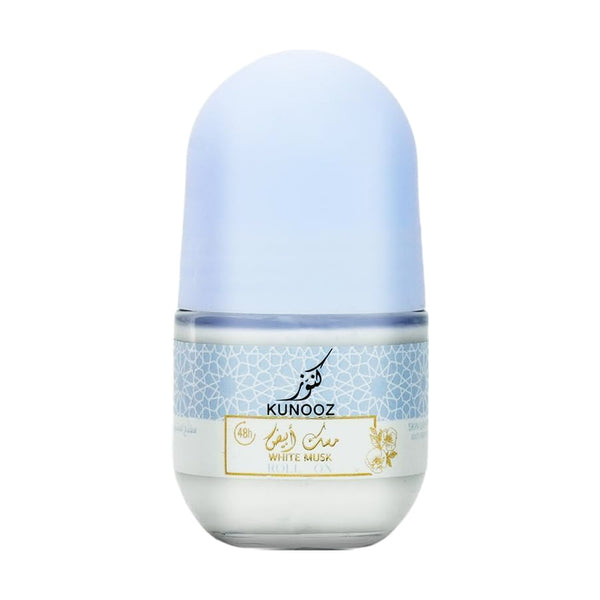 Kunooz White Musk 48H Deodorant Roll-On - 50ml