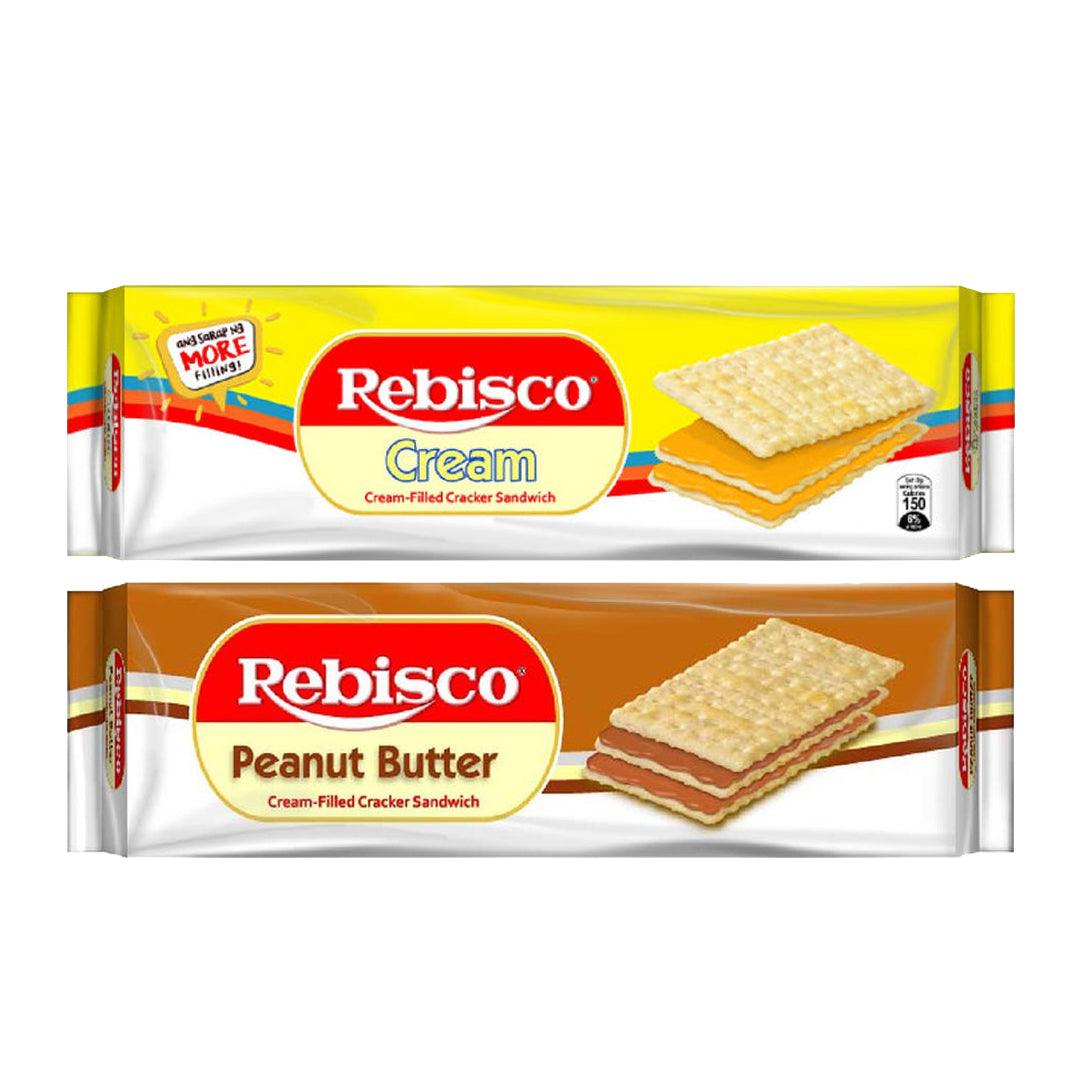 Rebisco Peanut Butter Cream Cracker + Cream - (10x33g) × 2Pcs Offer