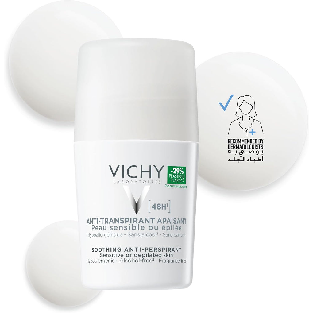 Vichy Laboratories Soothing 48H Deodorant Roll On - 50ml
