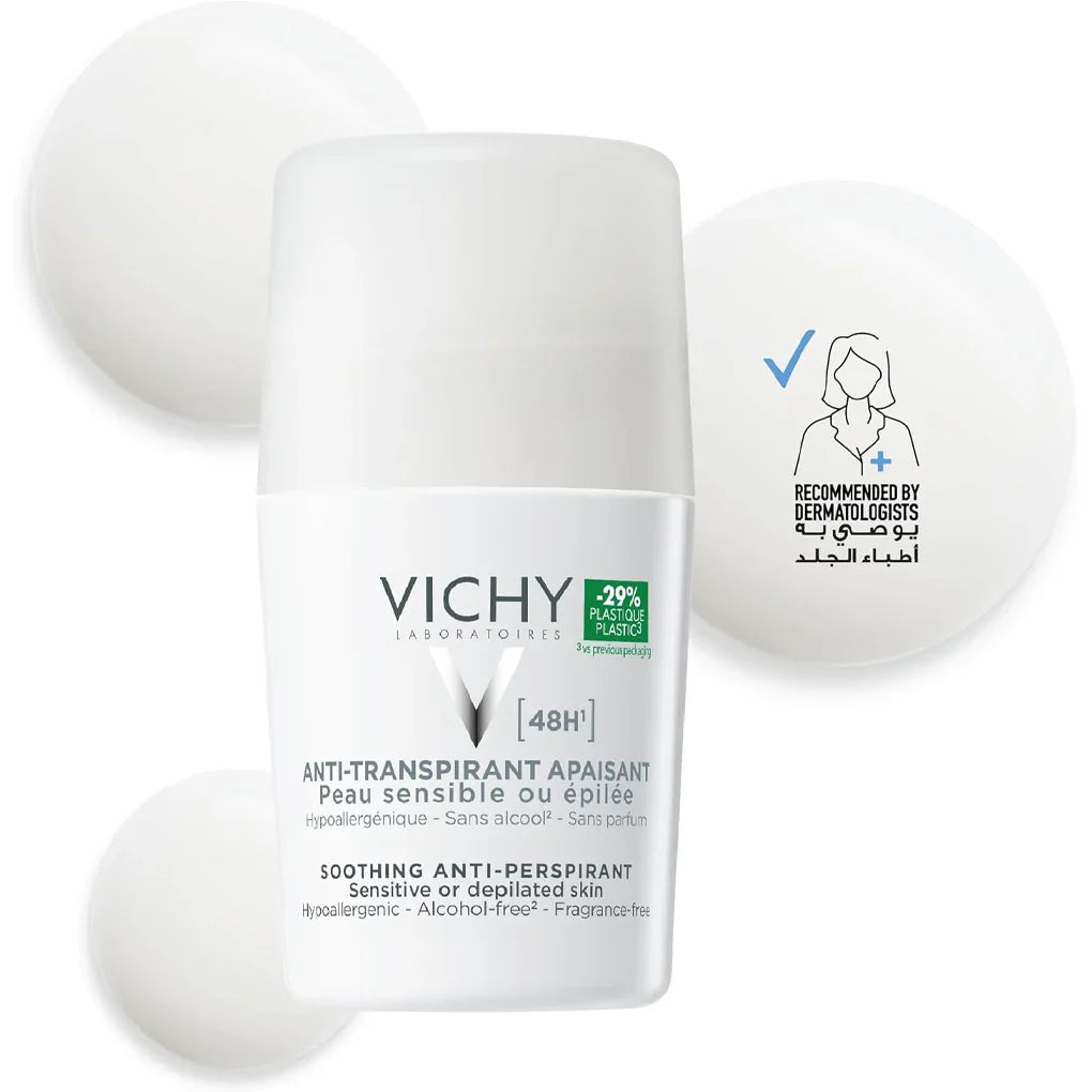 Vichy Laboratories Soothing 48H Deodorant Roll On - 50ml