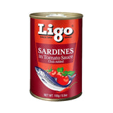 Ligo Sardines In Tomato Sauce Green & Chili - 155g × 4Pcs (Offer)