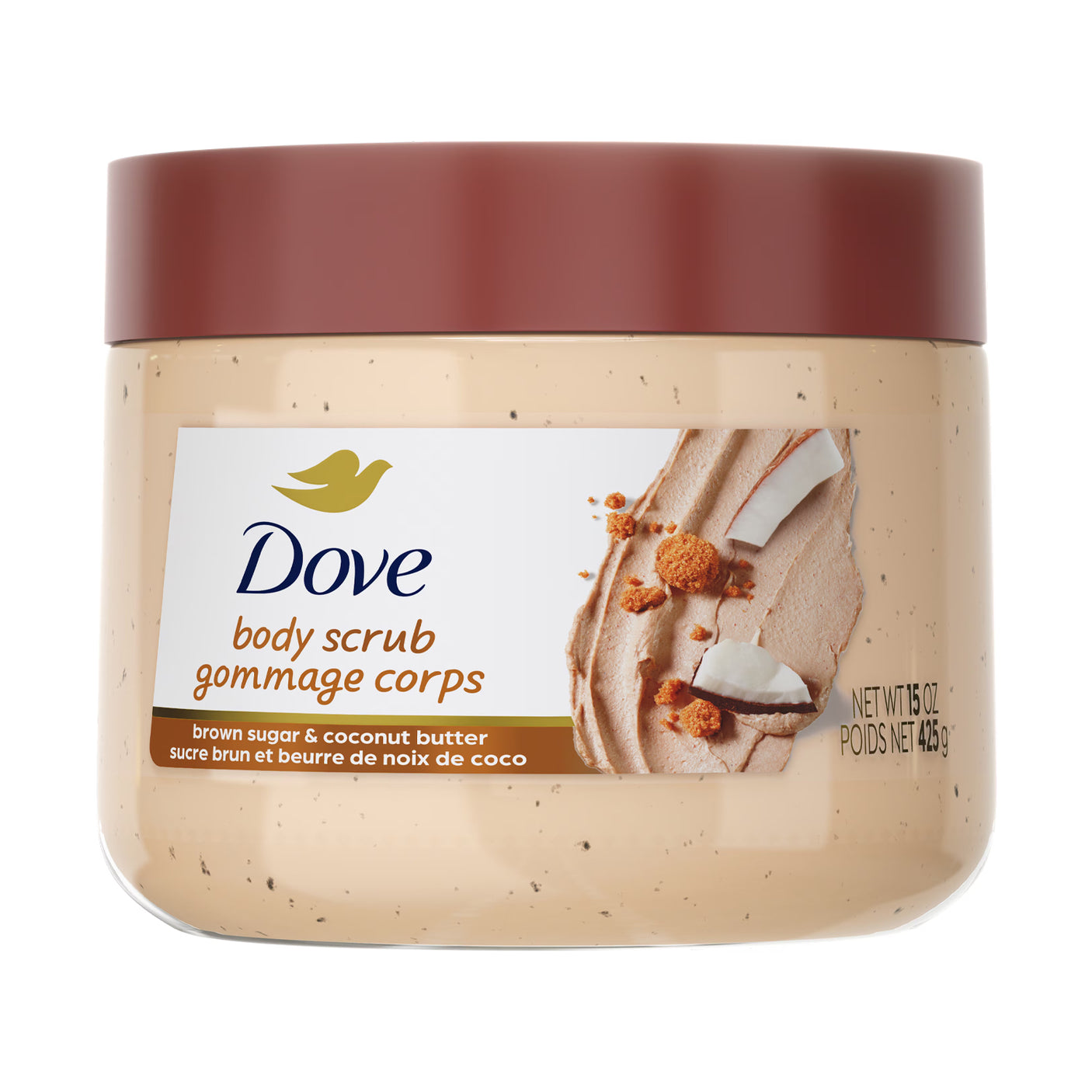 Dove Brown Sugar & Coconut Butter Body Scrub - 425g