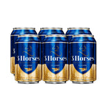 علبة مشروب الشعير الكلاسيكي من الدرجة الأولى من Three Horses - 330 مل × 6 قطع
