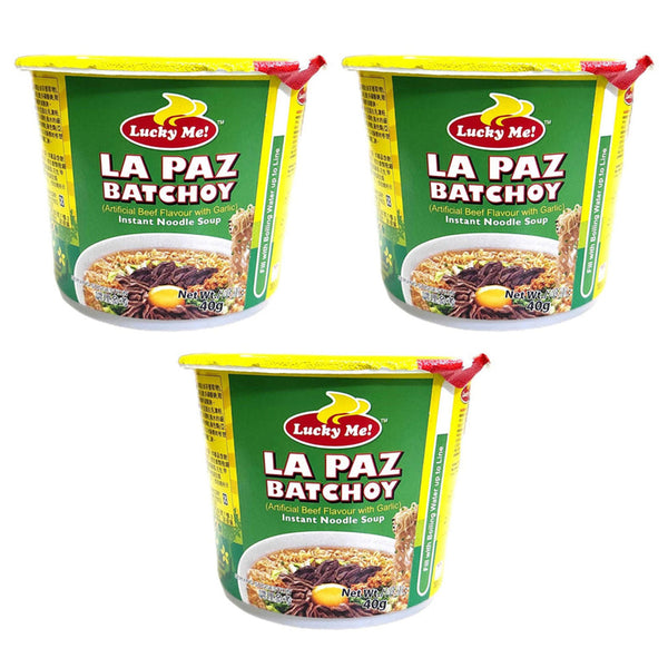 Lucky Me La Paz  Batchoy Cup Noodles 40g (2+1) Offer