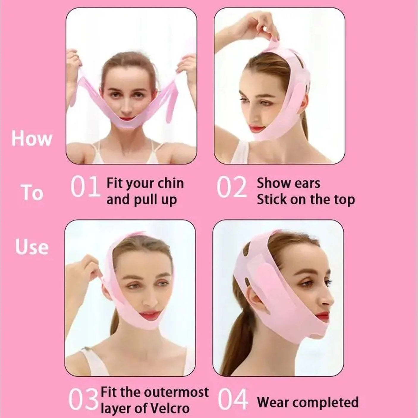 Silicone Perfect V Lifting Face Mask XC-801
