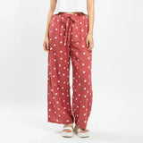 Women's Waisted Wide-Leg Palazzo Pants - YL609