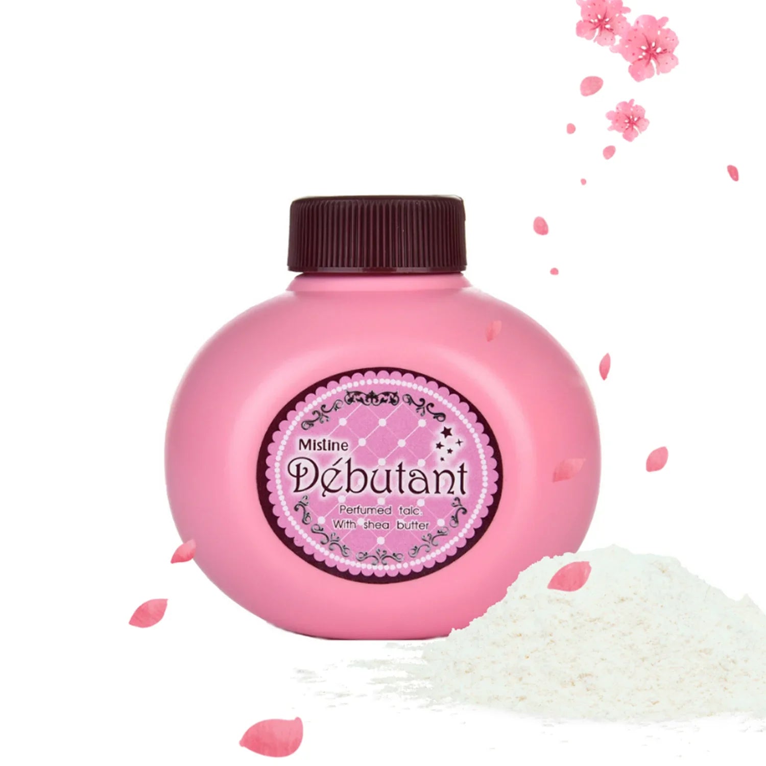 Mistine Debutant Perfumed Talc With Shea Butter - 100g