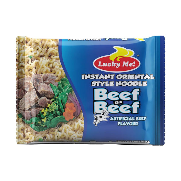 Lucky Me Instant Noodles Beef Mami Flavour 55g