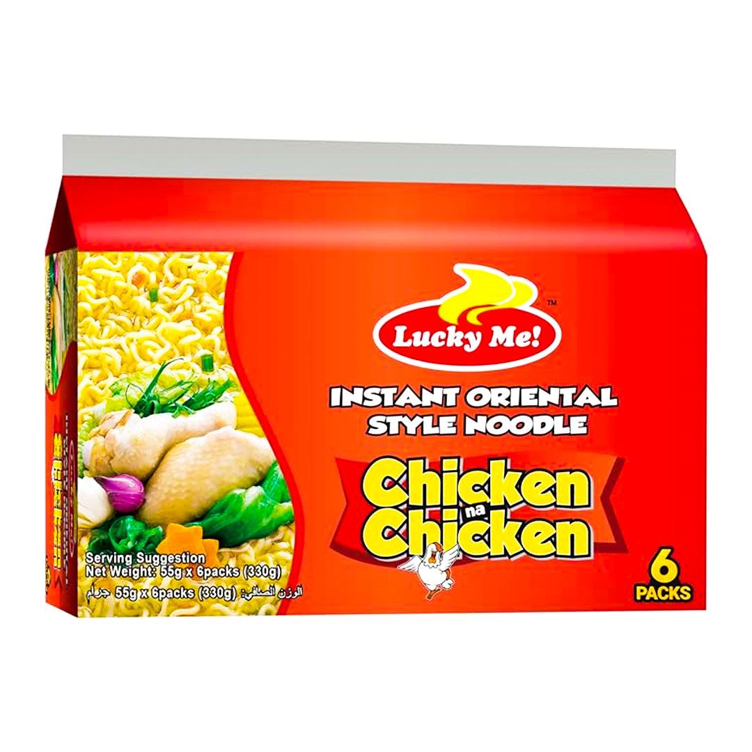 Lucky Me Instant Noodles Chicken Flavour 55g Pack of 6