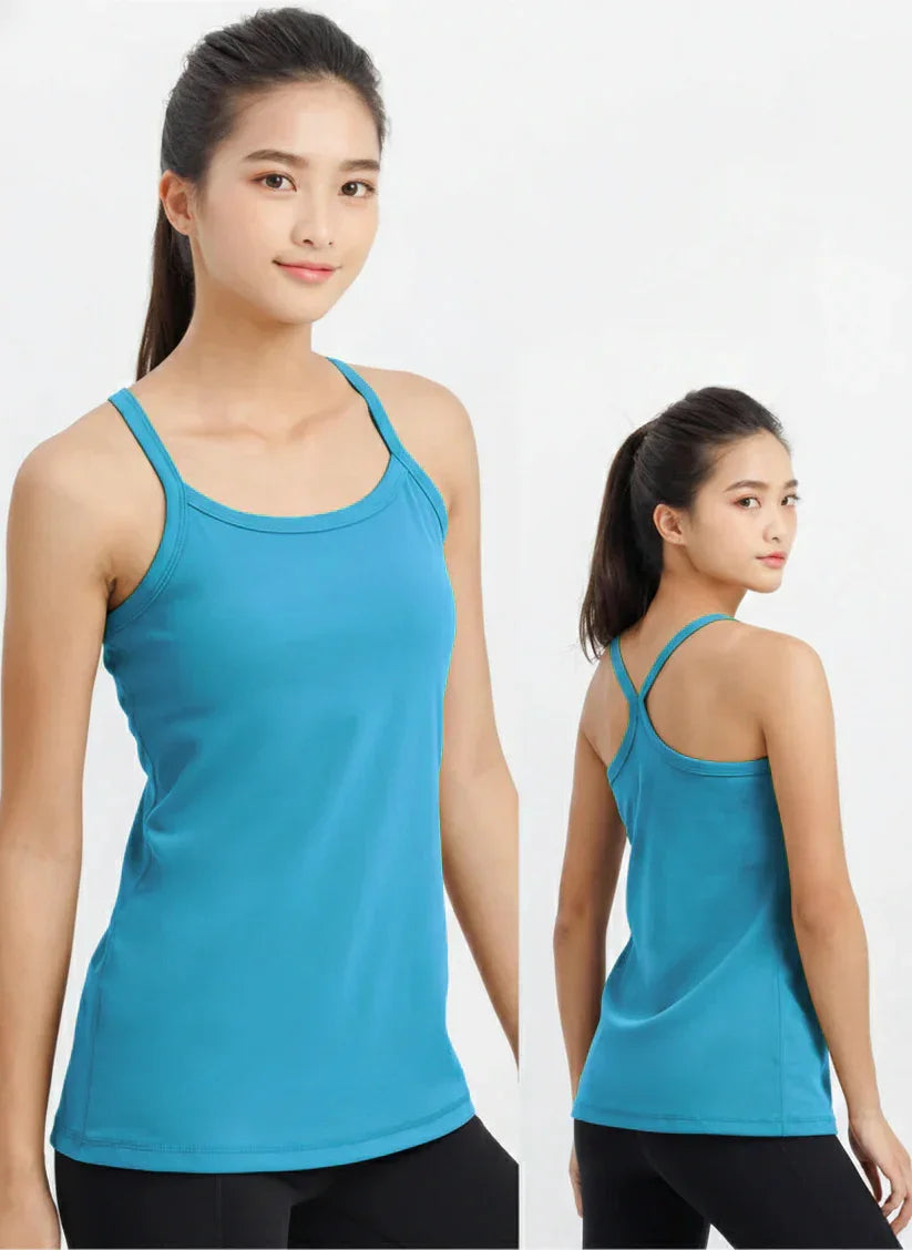 Women's Camisole Sports & Gym Fitness Top - 2641#
