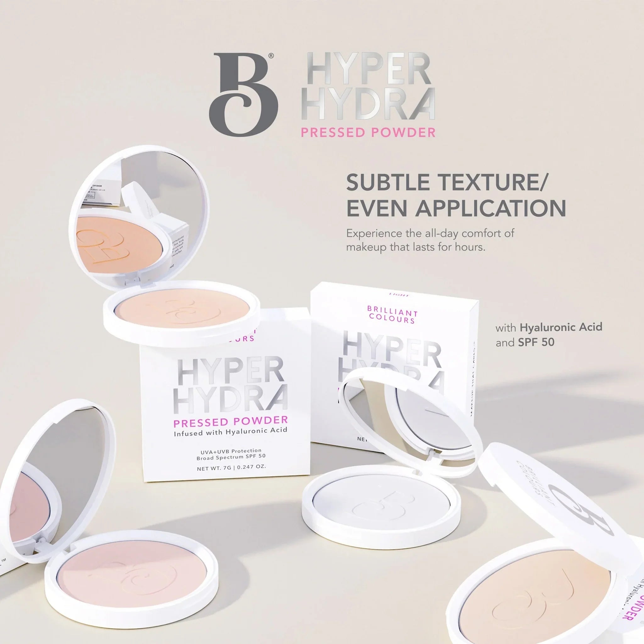 Brilliant Colours Hyper Hydra Pressed Powder - 7g