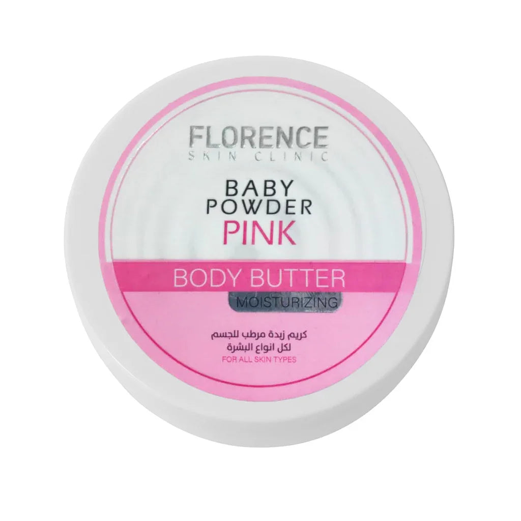 Florence Baby Powder Pink Body Butter Moisturizing - 200ml