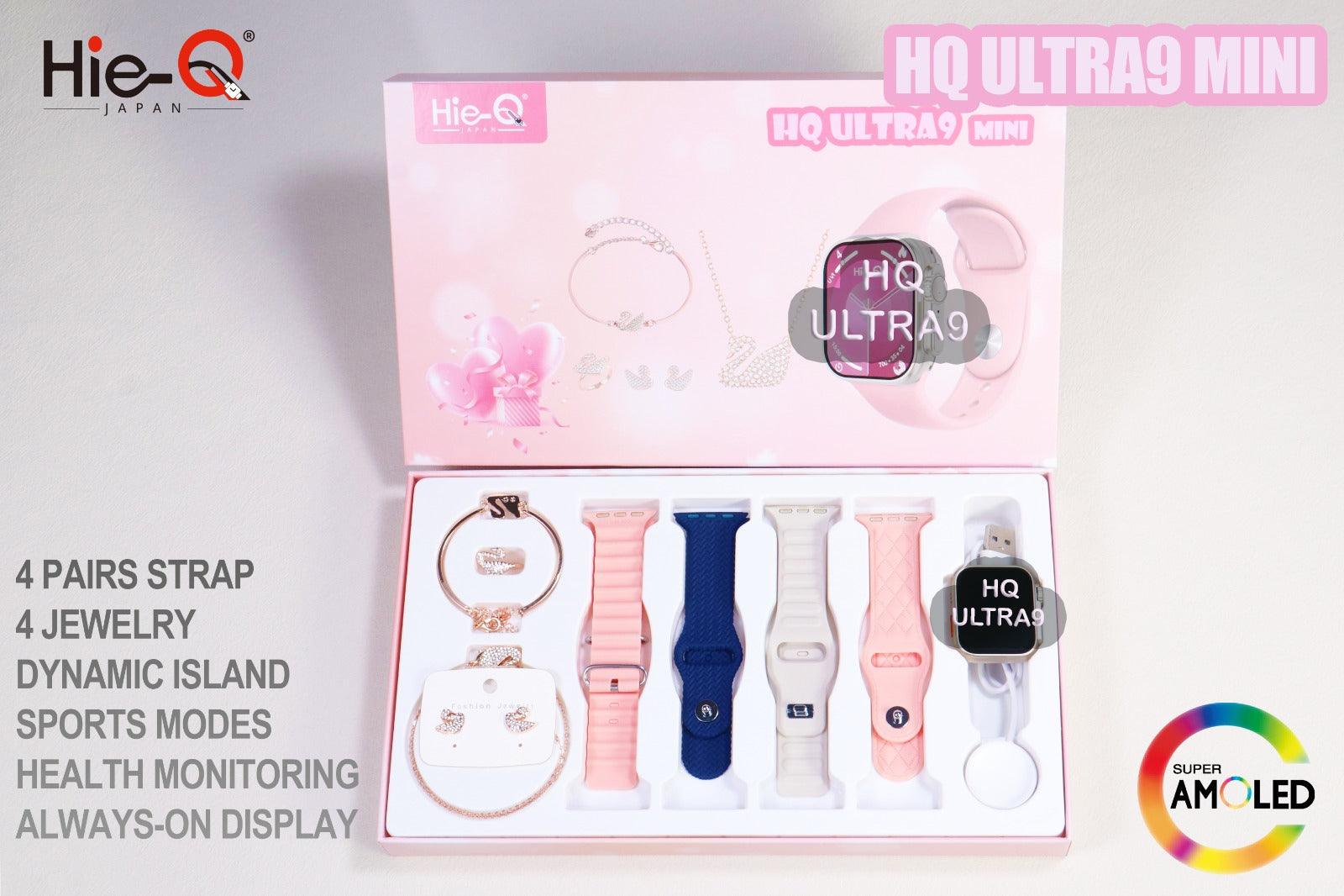 Hie-Q Smart Watch + 4 Jewelry With Four Straps - HQ U9 Mini
