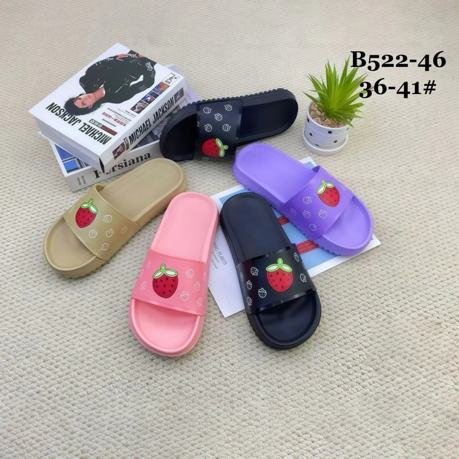 Attractive Flip Flop Slippers B522-46